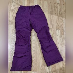 Lands' End purple snow pants